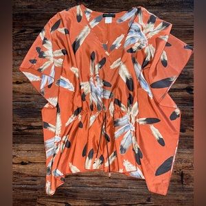 KLD Signature - feather bat-wing top